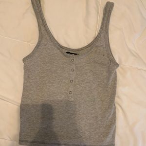 ABERCROMBIE GRAY TANK TOP